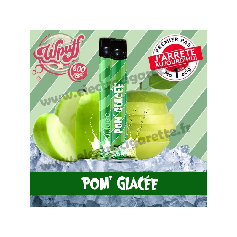 Pom' Glacée - Wpuff - Vape Pen - Cigarette jetable