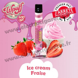 Puff Ice Cream Fraise - Wpuff - Vape Pen - Cigarette jetable