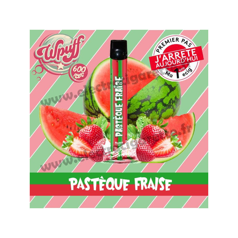 Pastèque Fraise - Wpuff - Vape Pen - Cigarette jetable