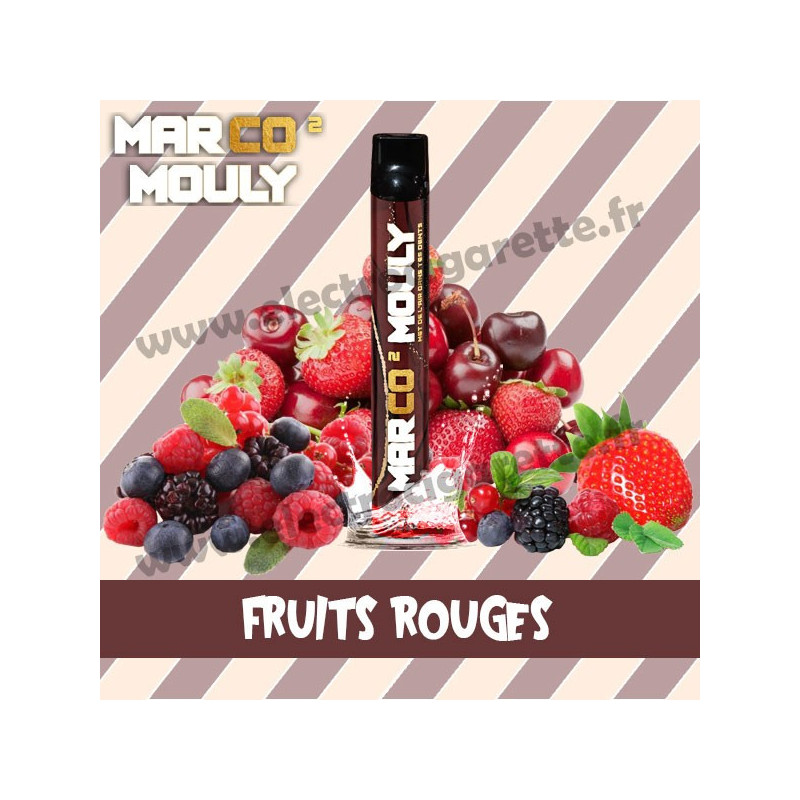 Fruits Rouges - Wpuff - Marco Mouly - Vape Pen - Cigarette jetable