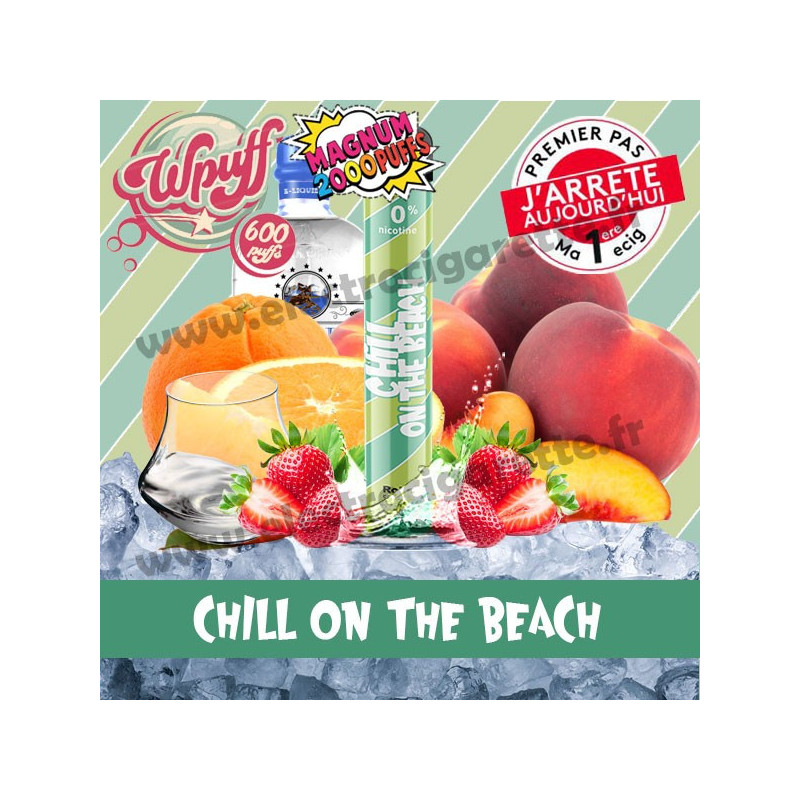 Chill on the Beach - Wpuff Magnum - Vape Pen - Cigarette jetable