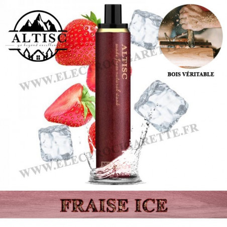Fraise Ice - Puff Notus 1500 - Altisc - Vape Pen - Cigarette jetable