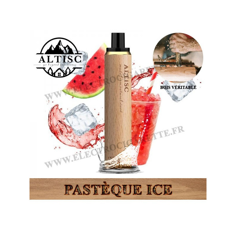 Pastèque Ice - Puff Notus 1500 - Altisc - Vape Pen - Cigarette jetable