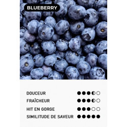 Information sur la saveur Blueberry - Moti Pop - Moti - Vape Pen - Cigarette jetable