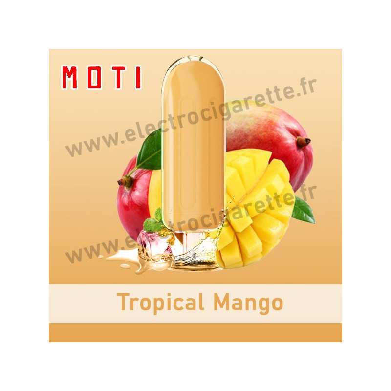 Tropical Mango - Moti Pop - Moti - Vape Pen - Cigarette jetable