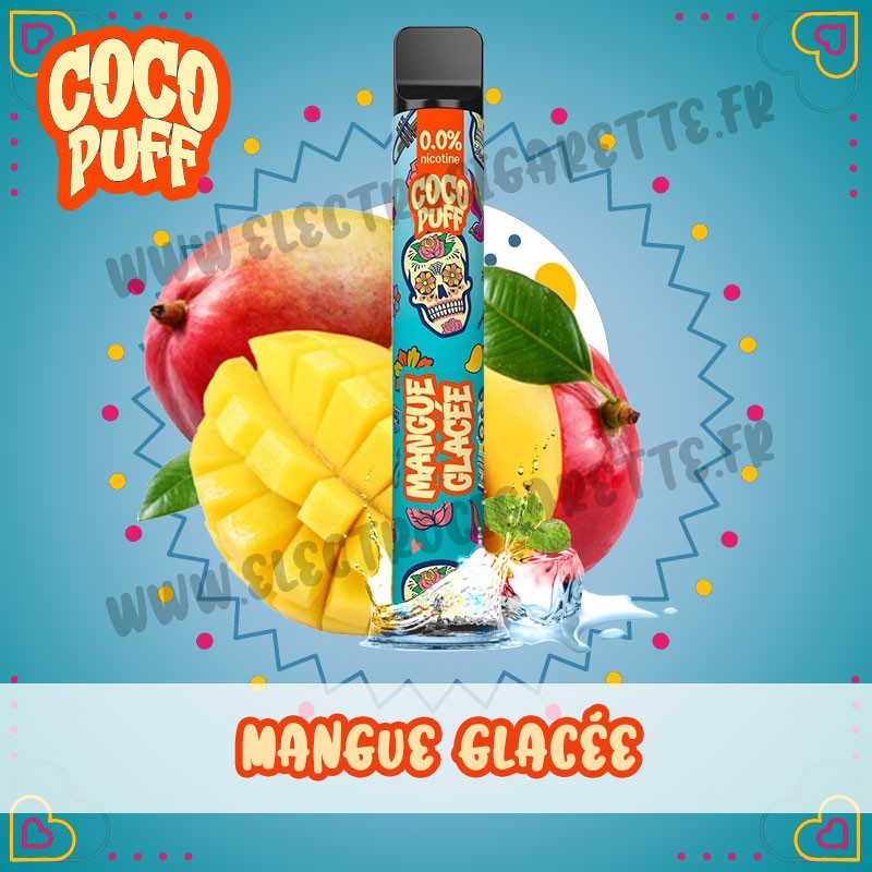Mangue Glacée - Coco Puff - Vape Pen - Cigarette jetable