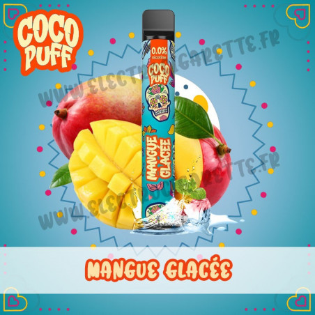 Mangue Glacée - Coco Puff - Vape Pen - Cigarette jetable