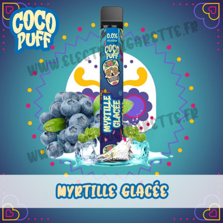 Myrtille Glacée - Coco Puff - Vape Pen - Cigarette jetable