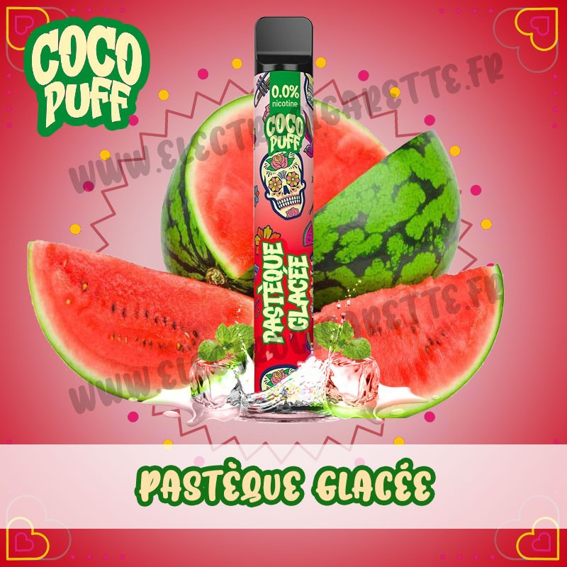 Pastèque Glacée - Coco Puff - Vape Pen - Cigarette jetable