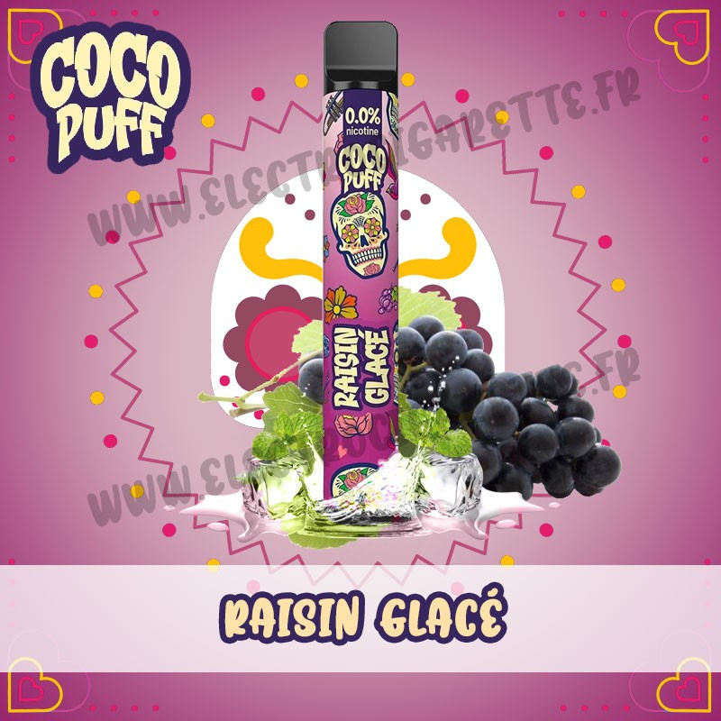 Raisin Glacé - Coco Puff - Vape Pen - Cigarette jetable