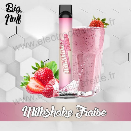 Milkshake Fraise - Big Puff - Vape Pen - Cigarette jetable