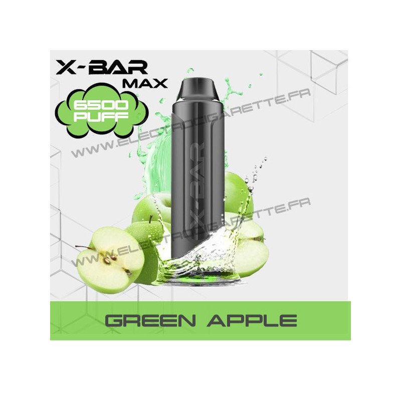 Green Apple - X-Bar Max - Vape Pen - Cigarette jetable