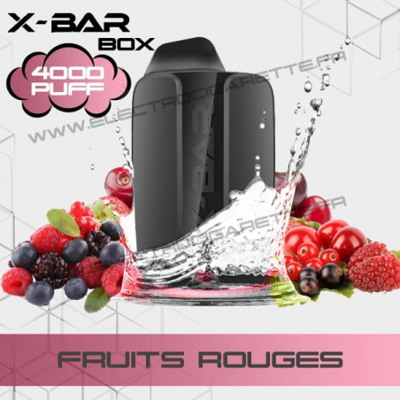 Fruits Rouges - X-Bar Box - Vape Pen - Cigarette jetable