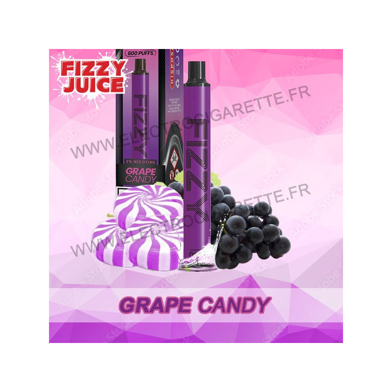 Grape Candy - Fizzy Juice Bar - Vape Pen - Cigarette jetable