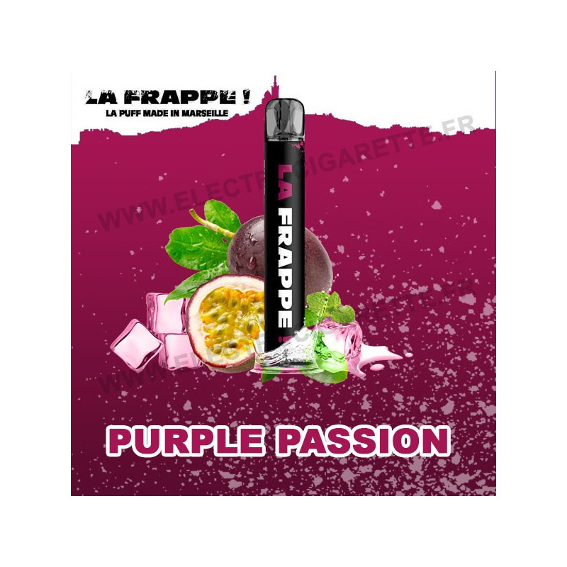 Purple Passion - Puff La Frappe - Vape Pen - Cigarette jetable - 600 bouffées