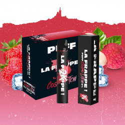 Cosmo Litchi - Puff La Frappe 2K - 2200 Puffs - Vape Pen - Cigarette jetable