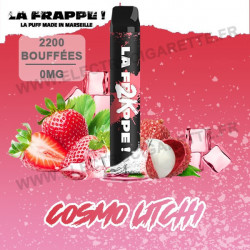 Cosmo Litchi - Puff La Frappe 2K - 2200 Puffs - Vape Pen - Cigarette jetable - 2200 bouffées
