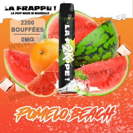 Pomelo Beach - Puff La Frappe 2K - 2200 Puffs - Vape Pen - Cigarette jetable - 2200 bouffées