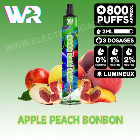 Apple Peach Bonbon - White Rabbit Puff - 800 Puffs - Vape Pen - Cigarette jetable