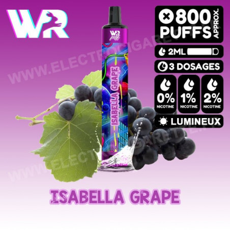 Isabella Grape - White Rabbit Puff - 800 Puffs - Vape Pen - Cigarette jetable