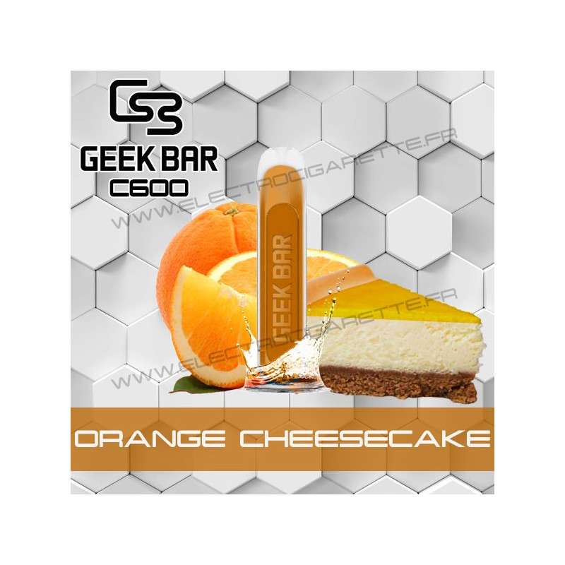 Orange Cheesecake - Geek Bar C600 - Geek Vape - Vape Pen - Cigarette jetable
