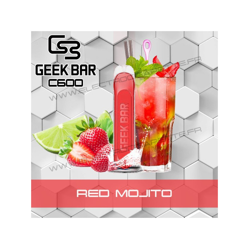 Red Mojito - Geek Bar C600 - Geek Vape - Vape Pen - Cigarette jetable
