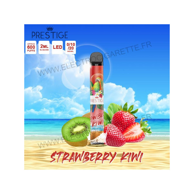 Strawberry Kiwi - Prestige Puff - Vape Pen - Cigarette jetable