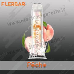 Peach Ice - Pêche Glacée - FlerBar - Puff Vape Pen - Cigarette jetable