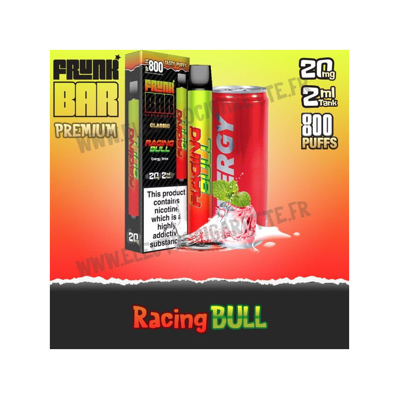 Racing Bull - Frunk Bar Premium - Vape Pen - Cigarette jetable