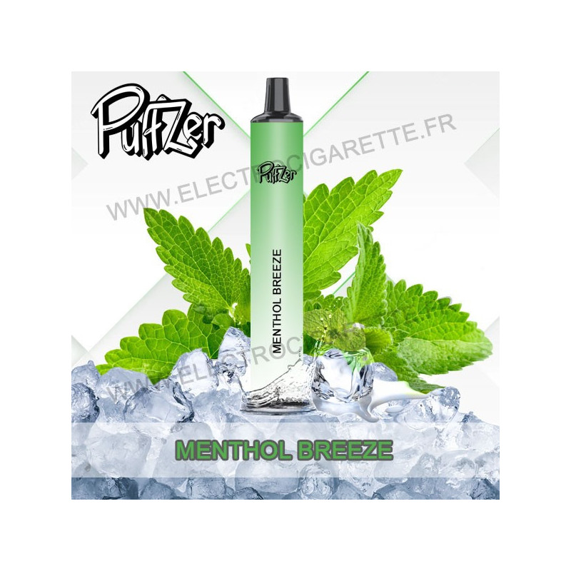 Menthol Breeze - Puffzer - Vape Pen - Puff Cigarette jetable - 600 puffs
