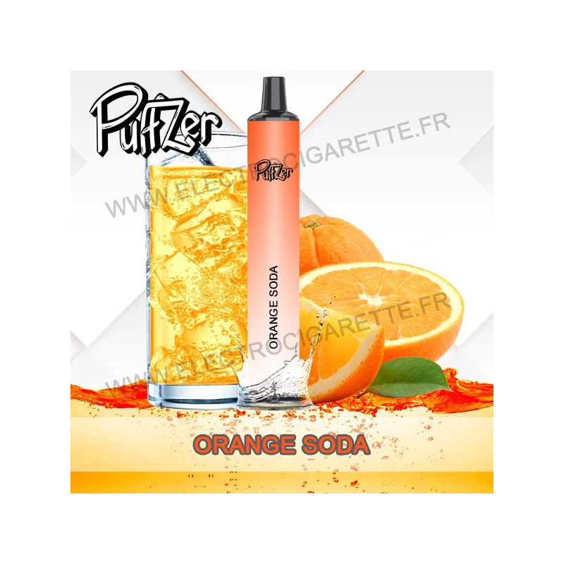 Orange Soda - Puffzer - Vape Pen - Puff Cigarette jetable - 600 puffs