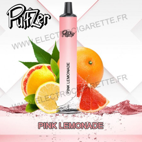 Pink Lemonade - Puffzer - Vape Pen - Puff Cigarette jetable - 600 puffs
