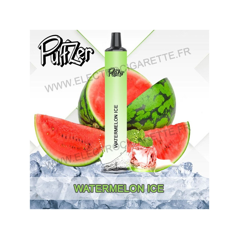 Watermelon Ice - Puffzer - Vape Pen - Puff Cigarette jetable - 600 puffs
