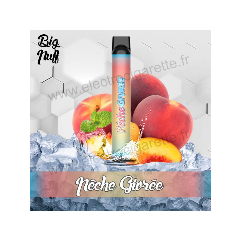 Pêche Givrée - Big Puff - Vape Pen - Cigarette jetable