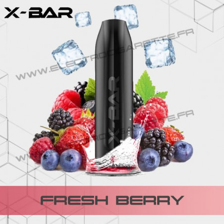 Fresh Berry - X-Bar - Vape Pen - Cigarette jetable