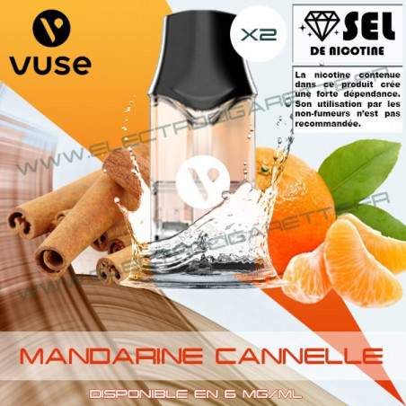 Cartouche EPOD Mandarine Cannelle - Pod VPro ePod - 2 x Capsules - Vuse (ex Vype)