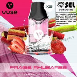 Cartouche EPOD Fraise Rhubarbe - Pod VPro ePod - 2 x Capsules - Vuse (ex Vype)