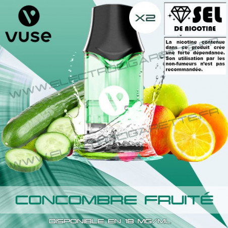 Cartouche EPOD Concombre Fruité - Pod VPro ePod - 2 x Capsules - Vuse (ex Vype)