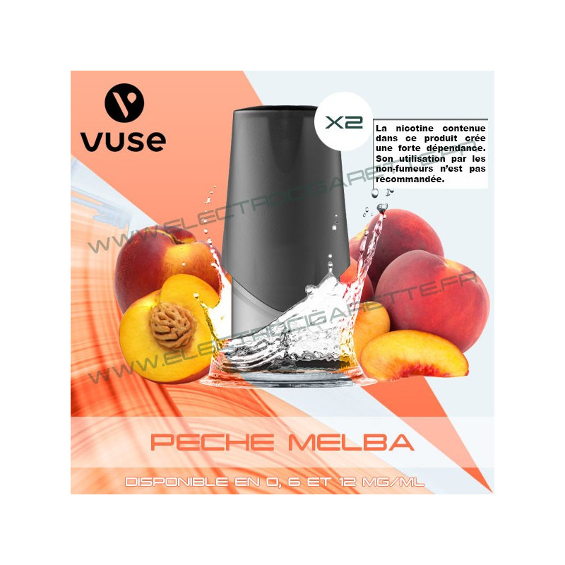 Cartouche EPEN3 Pod Vype ePen 3 Pêche melba - 2 x Capsules - Vuse (ex Vype)