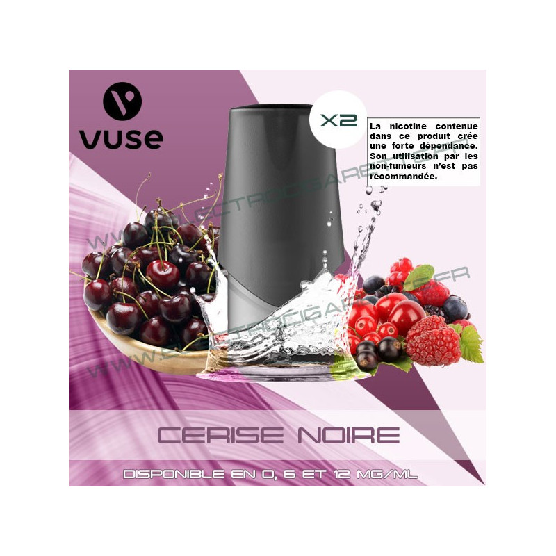Cartouche EPEN3 Pod Vype ePen 3 Cerise noire - 2 x Capsules - Vuse (ex Vype)