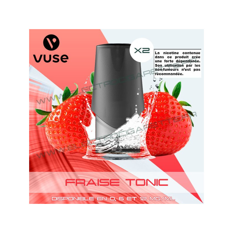 Cartouche EPEN3 Pod Vype ePen 3 Fraise tonic - 2 x Capsules - Vuse (ex Vype)
