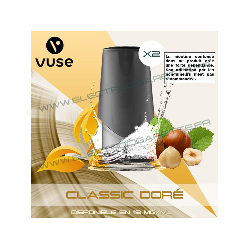 Cartouche EPEN3 Pod Vype ePen 3 Doré - 2 x Capsules - Vuse (ex Vype)