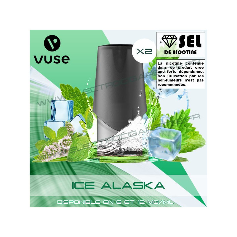 Cartouche EPEN3PRO Pod Vype ePen 3 Pro Ice Alaska - 2 x Capsules - Vuse (ex Vype) - Sel de nicotine