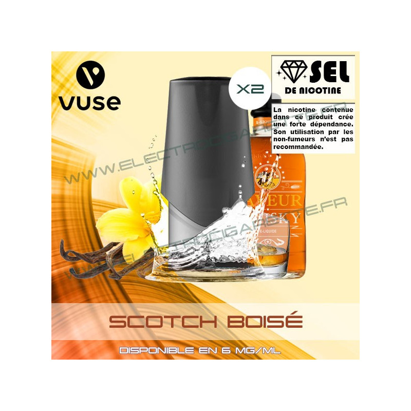 Cartouche EPEN3PRO Pod Vype ePen 3 Pro Scotch Boisé - 2 x Capsules - Vuse (ex Vype) - Sel de nicotine