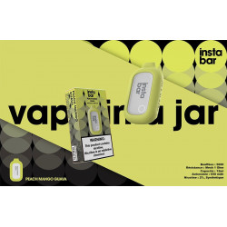 Peach Mango Guava - Instabar - Vape Pen - Cigarette jetable - Boite