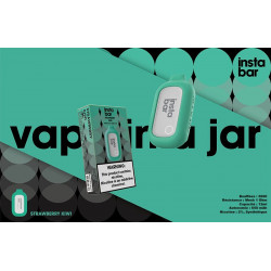 Strawberry Kiwi - Instabar - Vape Pen - Cigarette jetable - Boite