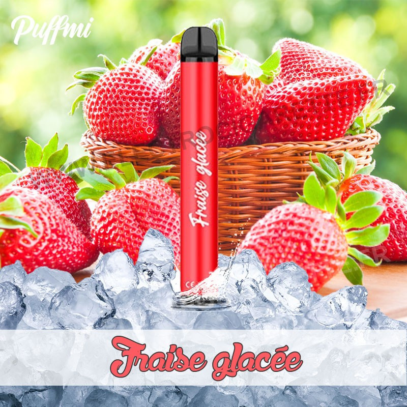Fraise Glacée - TX650 Puffmi - Vaporesso - Vape Pen - Cigarette jetable