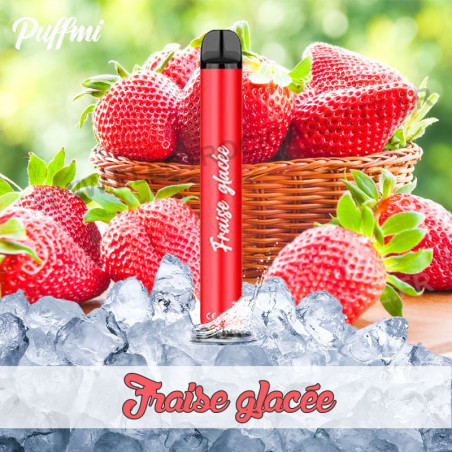 Fraise Glacée - TX650 Puffmi - Vaporesso - Vape Pen - Cigarette jetable