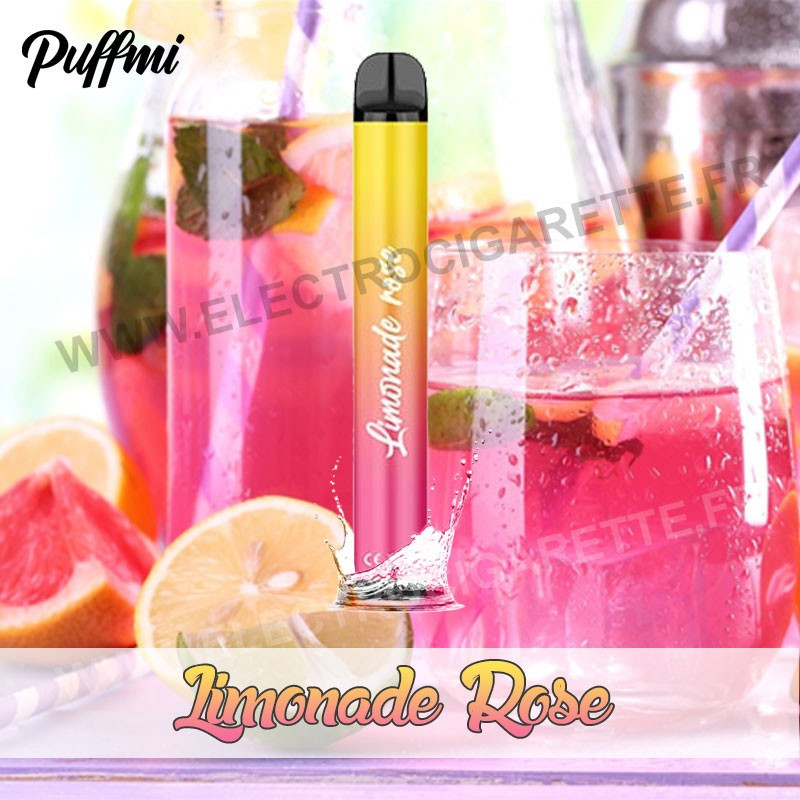 Limonade Rose - TX650 Puffmi - Vaporesso - Vape Pen - Cigarette jetable