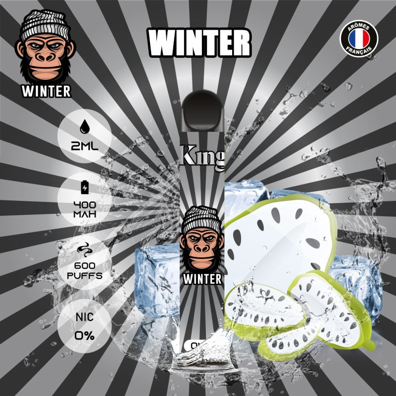 Winter - King - Vape Pen - Cigarette jetable - 600 puffs